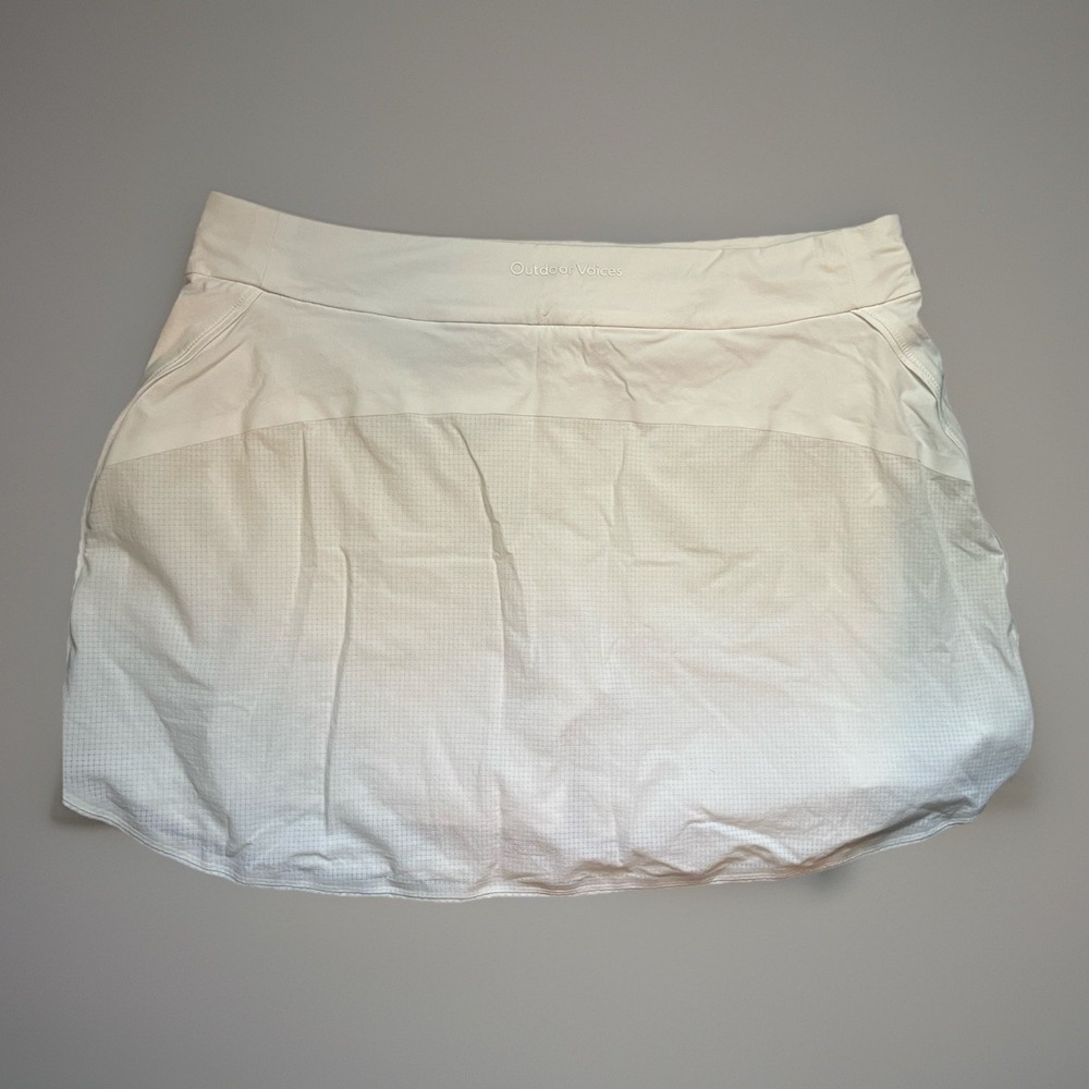 Outdoor Voices Women's White Athletic Skort Medium
